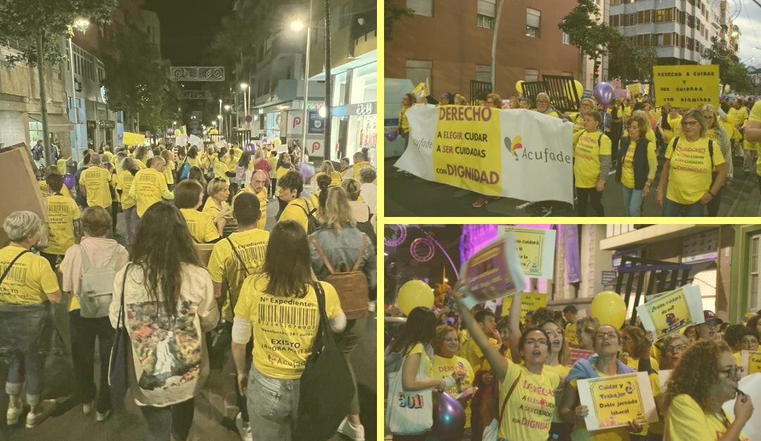 Marea Amarilla en el Día más Violeta 8M