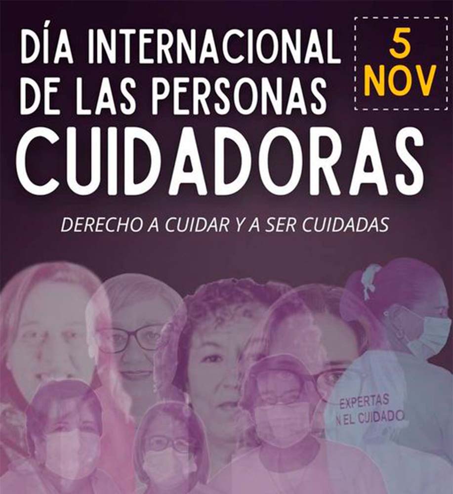 Cartel del Día Internacional de las Personas Cuidadoras